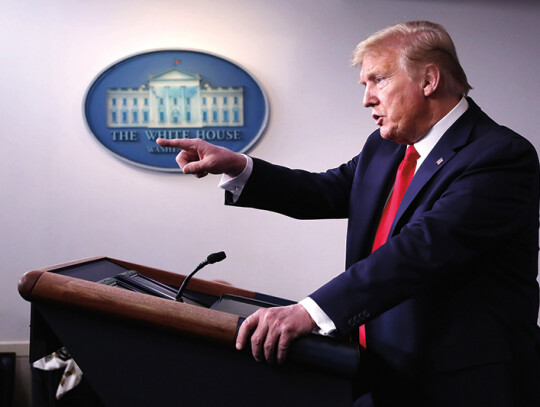 Coronavirus Task Force press briefing at the White House, Washington, USA - 22 Apr 2020