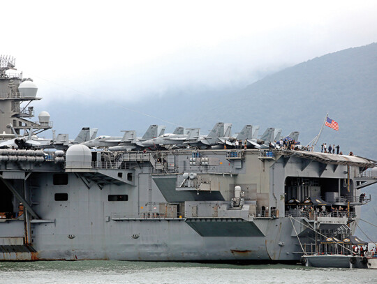 US aircraft carrier USS Theodore Roosevelt (CVN-71) visits Vietnam, Da Nang, Viet Nam - 05 Mar 2020