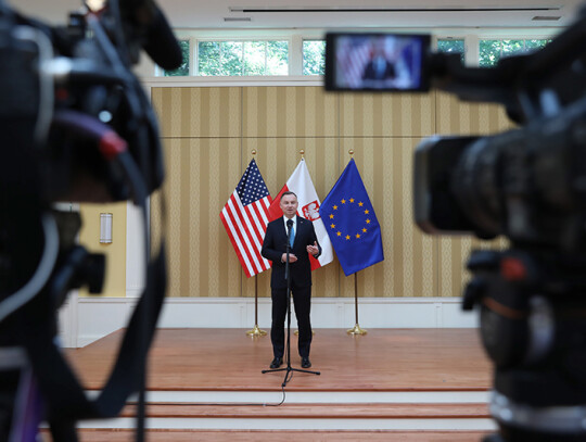 President Andrzej Duda in Washington DC, USA - 24 Jun 2020