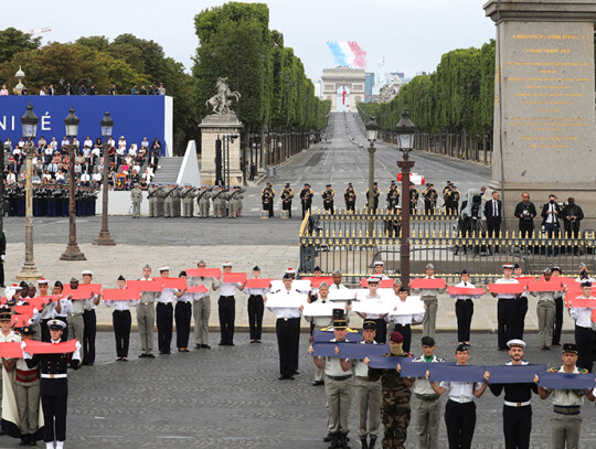 Bastille Day military parade in Paris, France - 14 Jul 2020