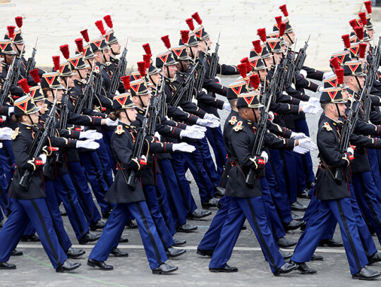 Bastille Day military parade in Paris, France - 14 Jul 2020