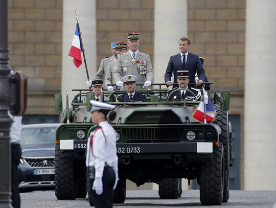 Bastille Day military parade in Paris, Fra - 14 Jul 2020