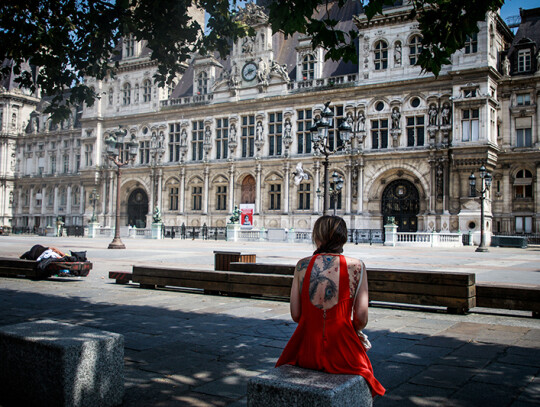 Heatwave in Paris, France - 31 Jul 2020