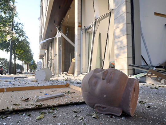 Aftermath of massive blast in Beirut, Lebanon - 05 Aug 2020