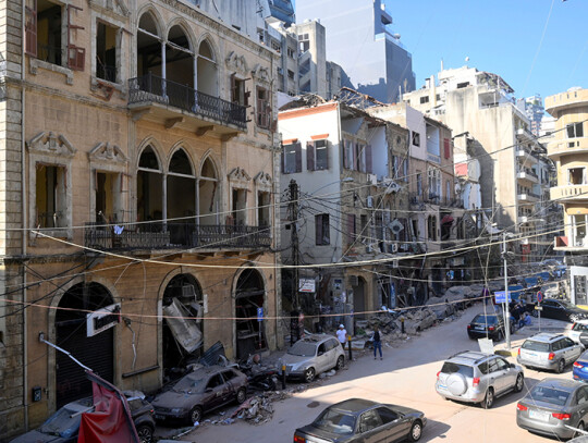 Aftermath of massive blast in Beirut, Lebanon - 05 Aug 2020