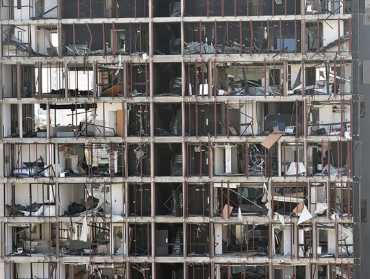 Aftermath of massive blast in Beirut, Lebanon - 05 Aug 2020