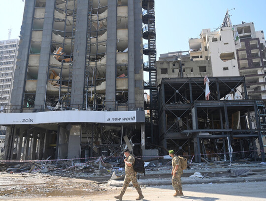 Aftermath of massive blast in Beirut, Lebanon - 05 Aug 2020