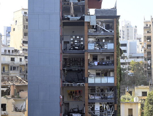 Aftermath of massive blast in Beirut, Lebanon - 05 Aug 2020