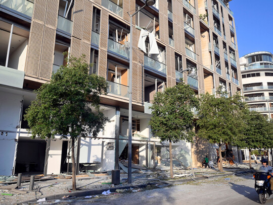 Aftermath of massive blast in Beirut, Lebanon - 05 Aug 2020