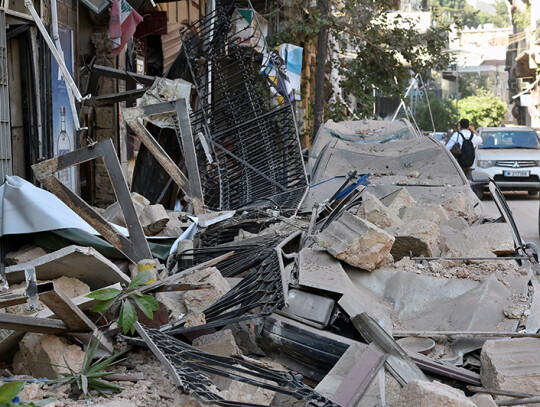 Aftermath of massive blast in Beirut, Lebanon - 05 Aug 2020