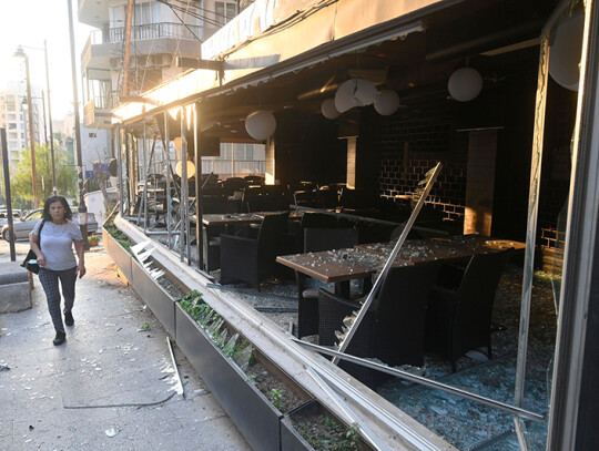 Aftermath of massive blast in Beirut, Lebanon - 05 Aug 2020