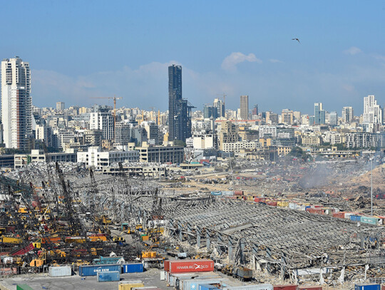 Aftermath of massive blast in Beirut, Lebanon - 05 Aug 2020