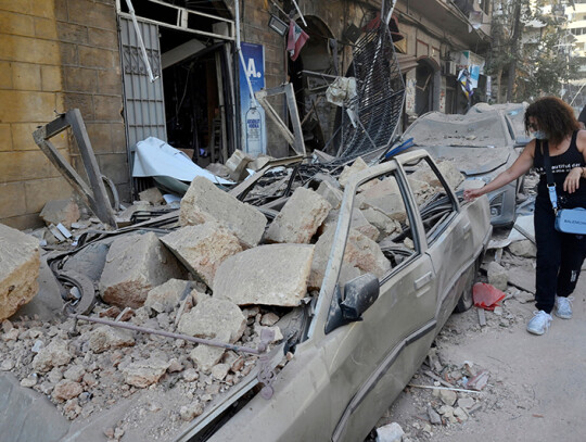 Aftermath of massive blast in Beirut, Lebanon - 05 Aug 2020