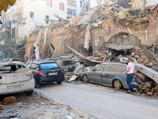 Aftermath of massive blast in Beirut, Lebanon - 05 Aug 2020