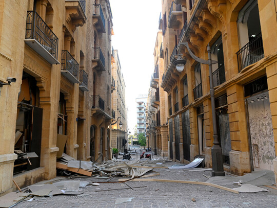 Aftermath of massive blast in Beirut, Lebanon - 05 Aug 2020