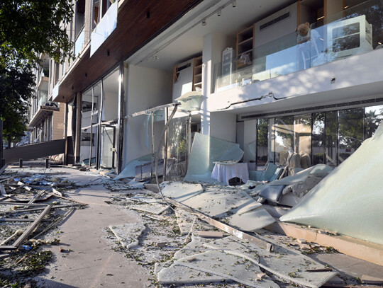 Aftermath of massive blast in Beirut, Lebanon - 05 Aug 2020