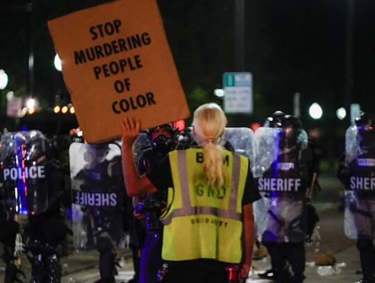 Protest in wake of police shooting of Jacob Blake in Kenosha, Wisconsin, USA - 24 Aug 2020