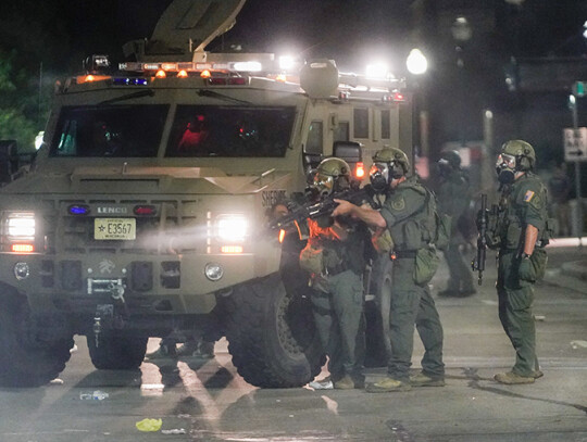 Protest in wake of police shooting of Jacob Blake in Kenosha, Wisconsin, USA - 24 Aug 2020