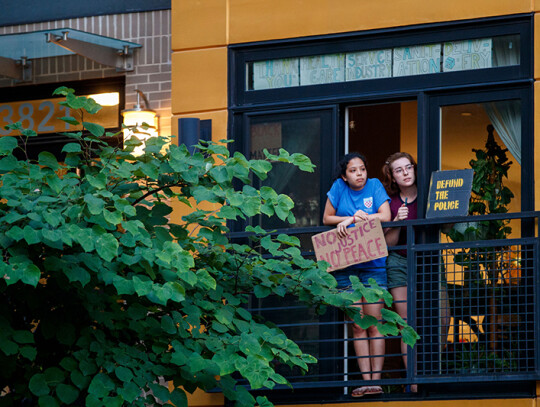 Protest against the shooting of Jacob Blake, Washington, USA - 24 Aug 2020