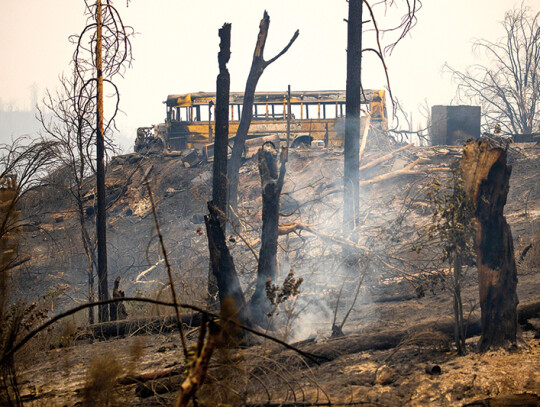 Bear Fire in California, Feather Falls, USA - 10 Sep 2020