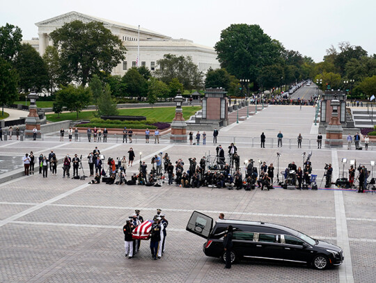 Memorial service for late Justice Ginsburg, Washington, USA - 25 Sep 2020