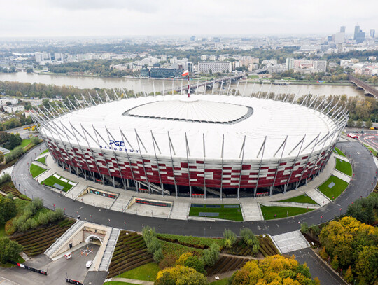 PGE National Stadium to become temporary COVID-19 hospital in Warsaw, Poland - 19 Oct 2020