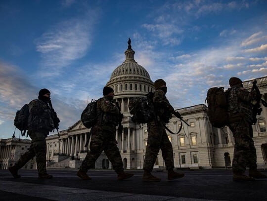 US Capitol ahead of Inauguration of US President-elect Joe Biden, Washington, USA - 14 Jan 2021