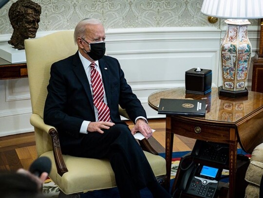 President Biden and VP Harris Meet with Labor Leaders, Washington, USA - 17 Feb 2021