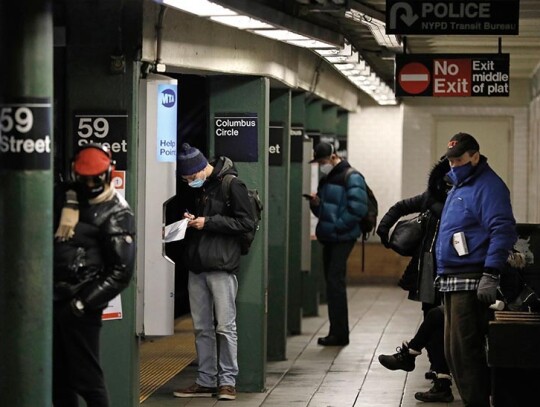 CDC Mandates Face Masks Public Transportation, New York, USA - 02 Feb 2021