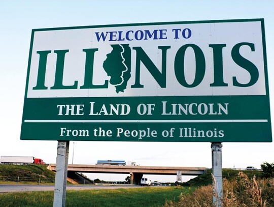 Illinois Welcome Sign