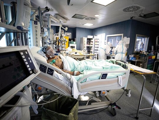 Covid-19 Intensive Care Unit in Rome, Italy - 30 Oct 2020