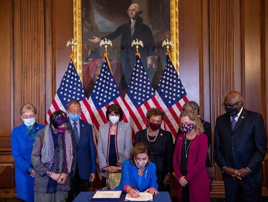 House passage of a stopgap funding bill to prevent a government shutdown, Washington, USA - 30 Sep 2021