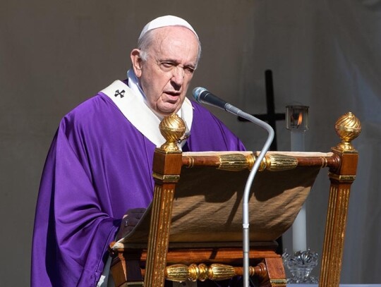 Pope Francis celebrates a Mass for the commemoration of the dead at French Military Cemetery, Rome, Italy - 02 Nov 2021