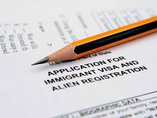 Application for immigrant visa