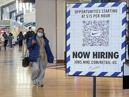 Hiring slows in November 2021 as unemployment rate drops, Gurnee, USA - 03 Dec 2021