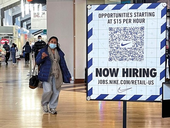 Hiring slows in November 2021 as unemployment rate drops, Gurnee, USA - 03 Dec 2021