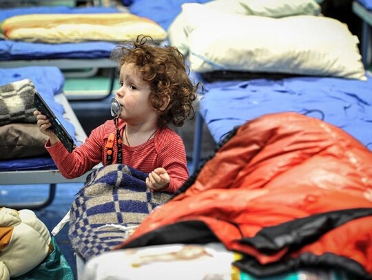 Refugees from Mariupol in Rostov region, Taganrog, Russian Federation - 21 Mar 2022