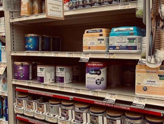 Infant formula shortage in the USA, Round Lake Beach - 12 May 2022