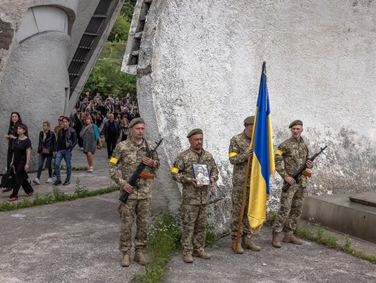 The funeral ceremony for the Ukrainian serviceman amid the Russian invasion, Kyiv, Ukraine - 09 Jul 2022