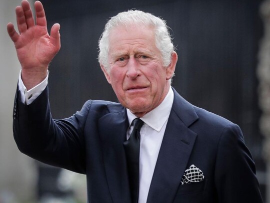 Charles III arrives to Buckingham Palace as king for the first time after Queen Elizabeth's death, London, United Kingdom - 09 Sep 2022