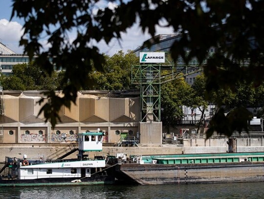 Lafarge under investigation for polluting Seine river, Paris, France - 07 Sep 2020