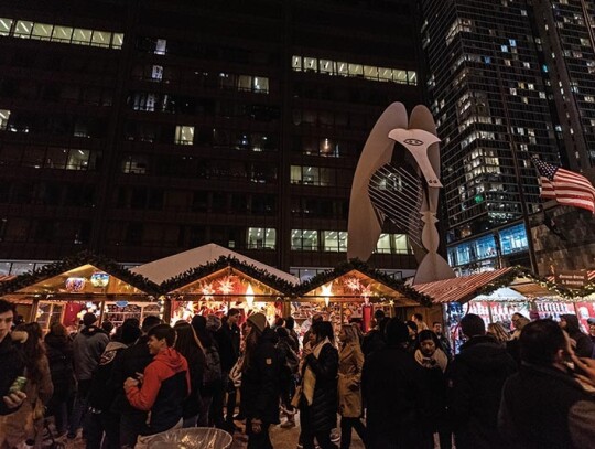 Jarmark świąteczny Christkindlmarket w Chicago fot. Peter Serocki