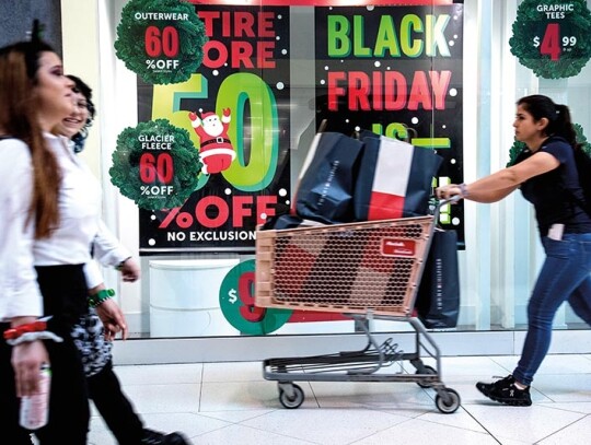 Black Friday shopping in Miami, USA - 25 Nov 2022