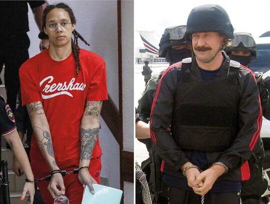 US, Russia exchange prisoners Brittney Griner and Viktor Bout, Desk - 08 Dec 2022