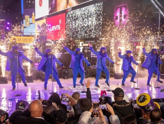 Times Square on New Year's Eve, New York, USA - 31 Dec 2022