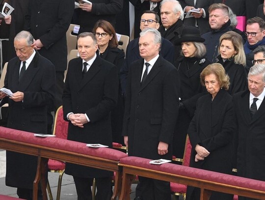 Funeral Mass for Pope Emeritus Benedict XVI in St. Peter's Square, Vatican City, Vatican City State Holy See - 05 Jan 2023