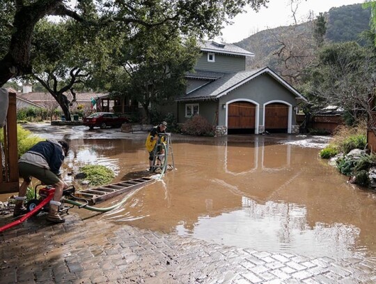 Storm damage in Carmel, California, USA - 10 Jan 2023