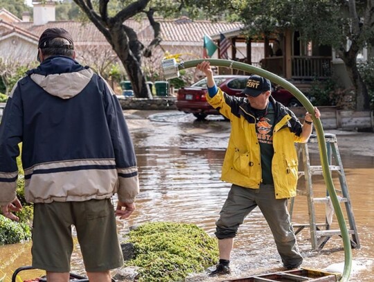 Storm damage in Carmel, California, USA - 10 Jan 2023