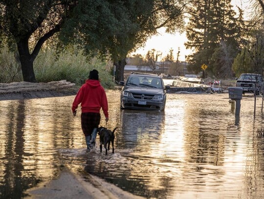 Storm damage in Merced, California, USA - 10 Jan 2023