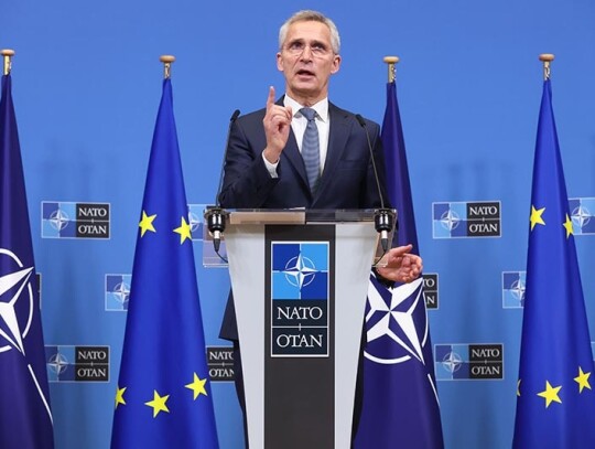 Signing ceremony of the Joint Declaration on NATO-EU Cooperation in Brussels, Belgium - 10 Jan 2023